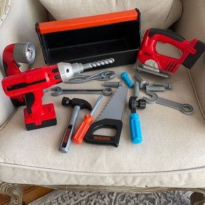 Kids play tool set